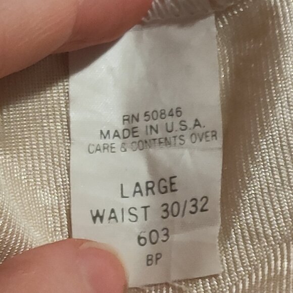 Vintage Cream Short Slip Skirt with Wide Lace Hem Size Large Waist 30/32 - Picture 3 of 4